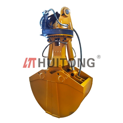 Cubo hidráulico modificado para requisitos particulares del gancho agarrador del cubo de la cubierta de la retroexcavadora del tamaño